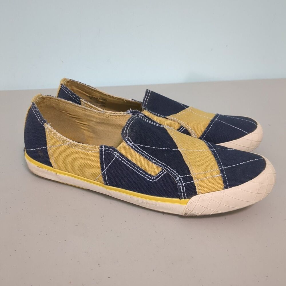 Keds varsity colors slip on sneakers women's 8.5 Michigan Blokecore shoes